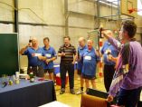 Begrung in der Halle 